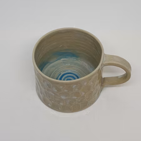 Kaffekopp Mathilde "cremeblå"