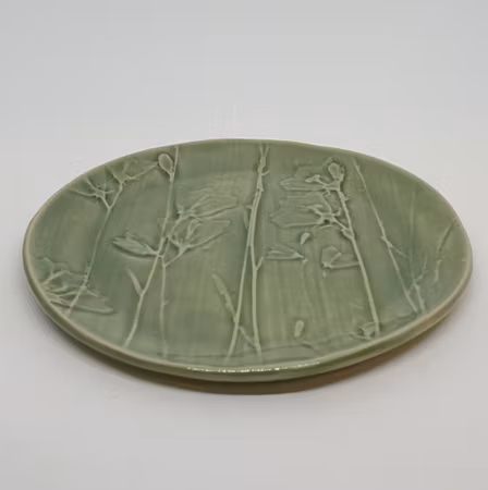 Assiett blåklocka "celadon grön"