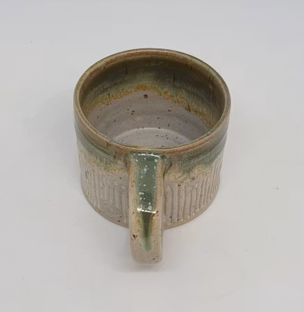 Liten kaffekopp Slurk "melerad rand"
