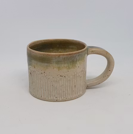 Liten kaffekopp Slurk "melerad rand"