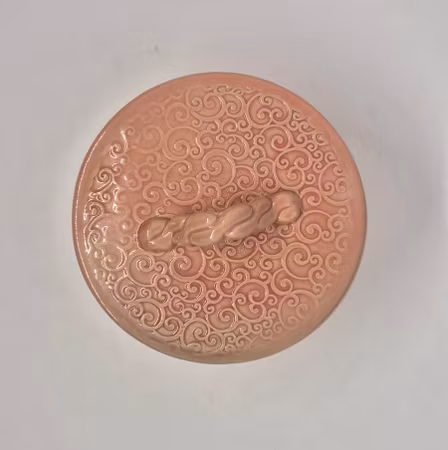 Skål med lock "Rosa"