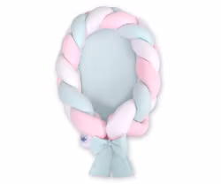 Babynest Vit-Rosa-Mint