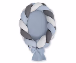 Babynest Pastel Blå-Grå-Antracit