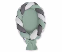 Babynest Pastel Grön-Grå-Antracit