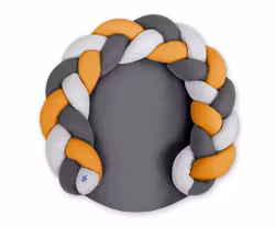 Babynest Magic Loop, Grå-Mustard-Antracit