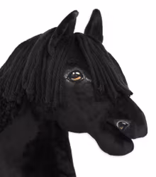 Realistic Super Hobby Horse Premium - Black