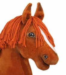 Realistic Super Hobby Horse Premium - Chestnut