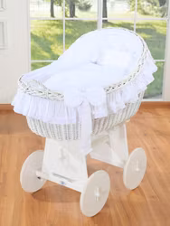 Babykorg, Moseskorg Aurelia, Vit