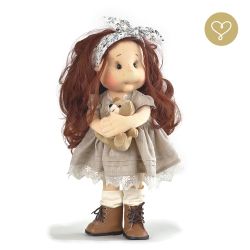 Stor handgjord docka 38 cm Antonia
