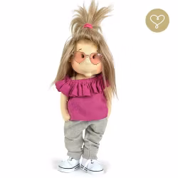 Lulu Dolls, blus, fuchsia