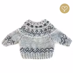 Lulu Dolls, tröja, grå, ett
