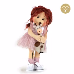 Lulu Dolls, klänning med tyllkjol, rosa, två