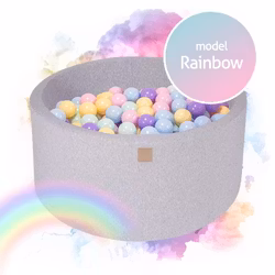 Meow bollhav med 250 bollar bomull Rainbow