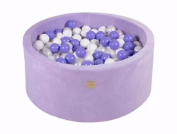 Meow bollhav med 250 bollar velour Lavender