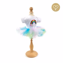 Lullu Dolls, kjol och t-shirt med regnbågsmotiv