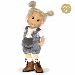 Lullu Dolls, byxor med hängslen