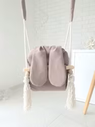 Gunga med kaninöron Bunny Monio beige