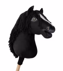 Realistic Super Hobby Horse Premium - Black & White