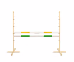 Hopphinder för Hobbyhäst med bommar 160cm - Yellow & Green