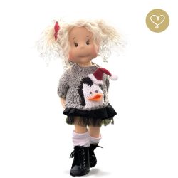 Stor handgjord docka 38 cm Vinter