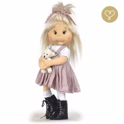 Stor handgjord docka 38 cm Klara