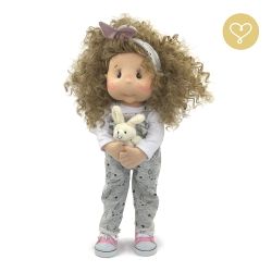 Stor handgjord docka 38 cm Nina