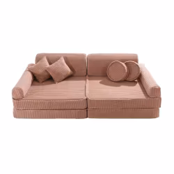 Meow premium barnsoffa möbelset rosa