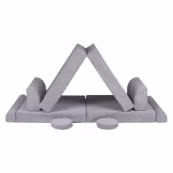 Meow soffa möbelset slimcord premium grå