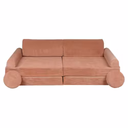 Meow soffa möbelset slimcord premium rosa