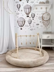 Lekpöl Monio plysch beige