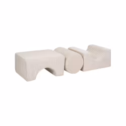 Meow, lekplats, Aesthetic Shape, 3 byggklossar, ecru