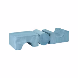 Meow, lekplats, Aesthetic Shape, 3 byggklossar, turkos