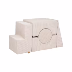Meow, lekplats, Aesthetic Shape, 5 byggklossar, ecru