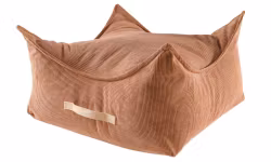 Meow fyrkantig sittpuff corduroy tegel