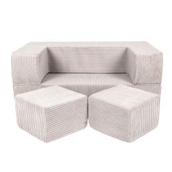 Meow barnsoffa möbelset aesthetic ecru