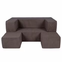 Meow barnsoffa möbelset aesthetic brun