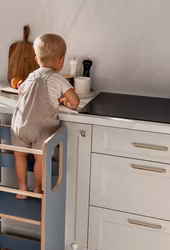 Babywood Kitchen Helper Slim Double ljusblå