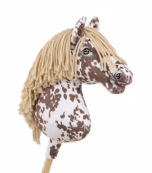 Realistic Super Hobby Horse Premium - Leopard Brown II