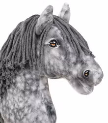Realistic Super Hobby Horse Premium - Dapple Gray II