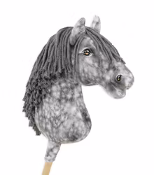 Realistic Super Hobby Horse Premium - Dapple Gray II