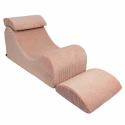 Meow Wave Lounger vilstol aesthetic puderrosa
