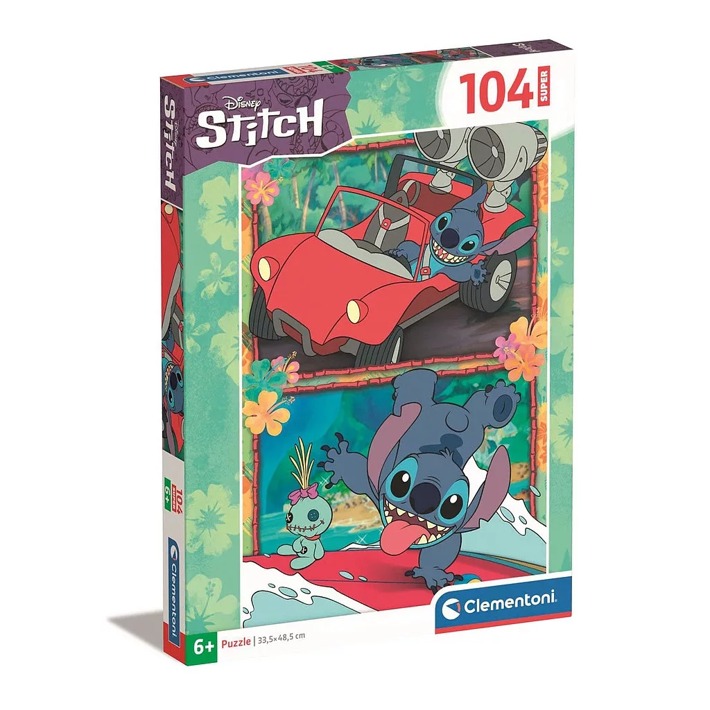Clementoni Lilo and Stitch Super Pussel 104 Bitar - Pastellove.se