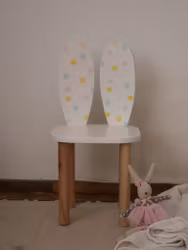 Kanin barnstol Dots Little Wood Bunny