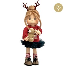 Handgjord docka 38 cm Annika