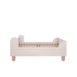 Barnsäng 160x80 cm Basic Wood Luck Vit