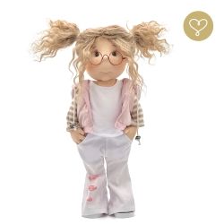 Stor handgjord docka 38 cm Ajda