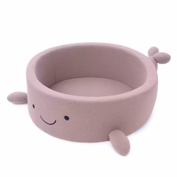 Bollhav Shelly Boucle Whale MeowBaby Rosa med 200 bollar