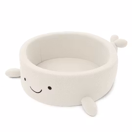 Bollhav Shelly Boucle Whale MeowBaby Cream med 200 bollar