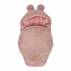 Sovpåse med huva och björnöron MeowBaby Aesthetic Rosa