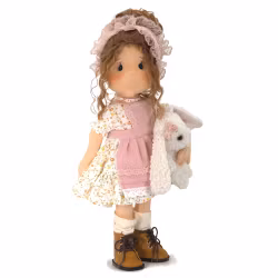 Stor handgjord docka 38 cm Adele